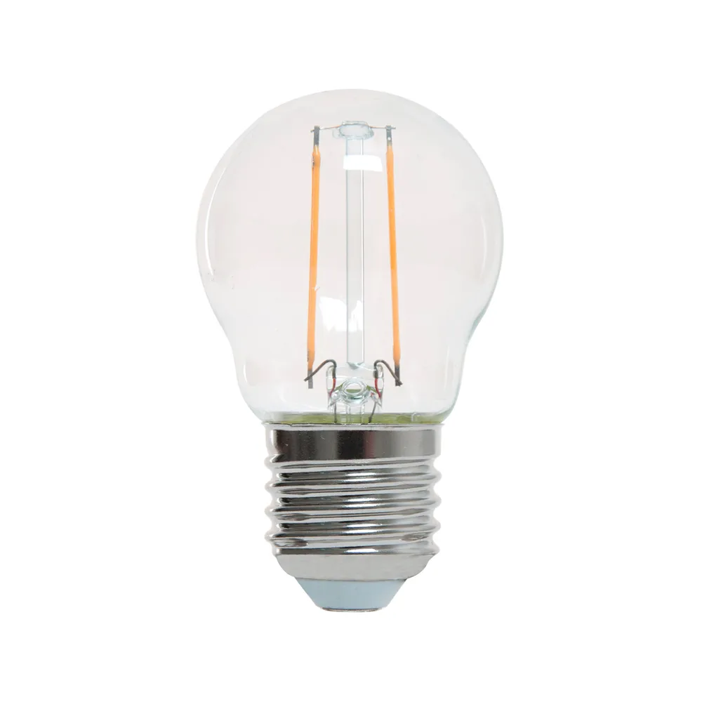 Airam Filament LED-globe E27, Clear, non-dimmable, 2.5w Airam