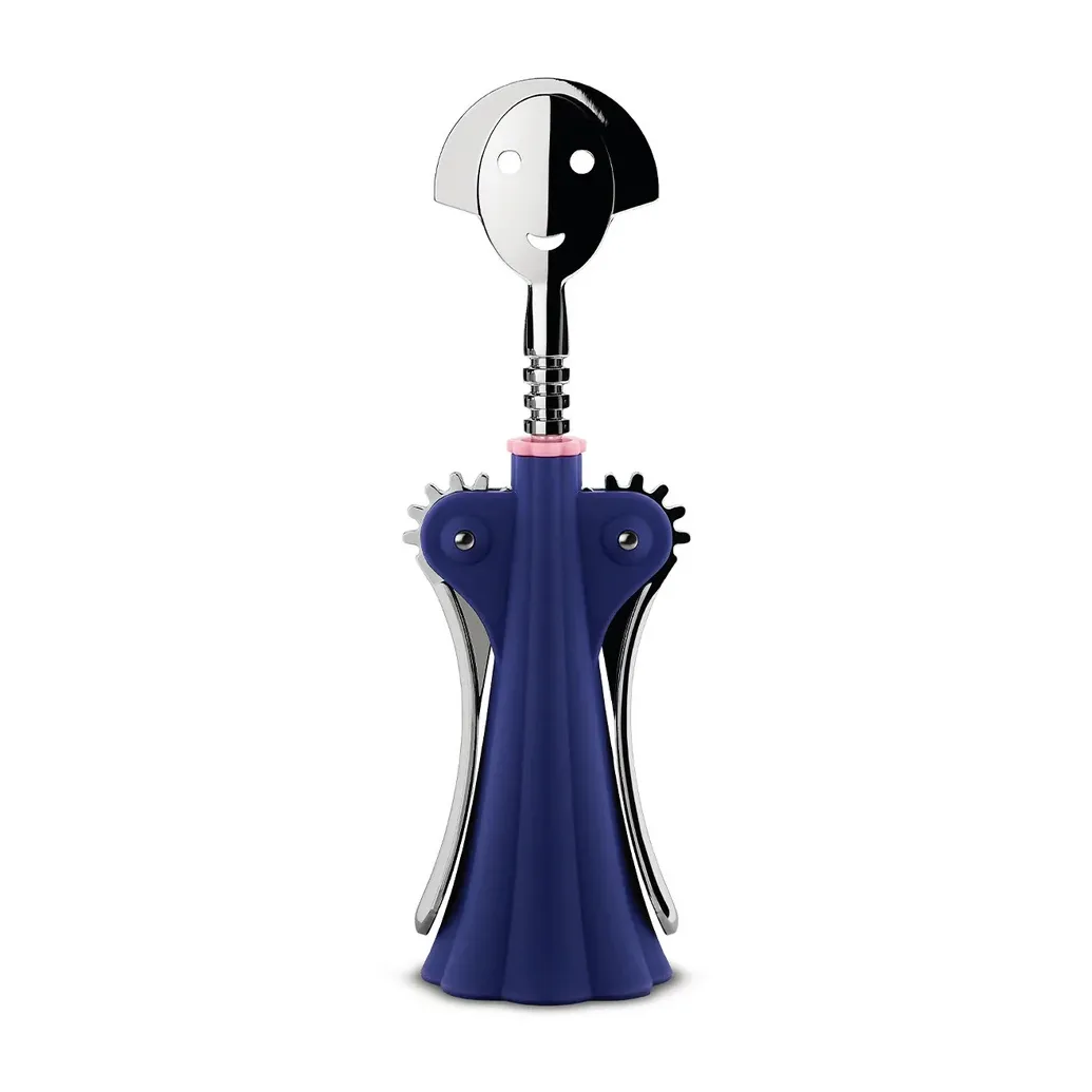 Anna G. corkscrew, Dark blue Alessi