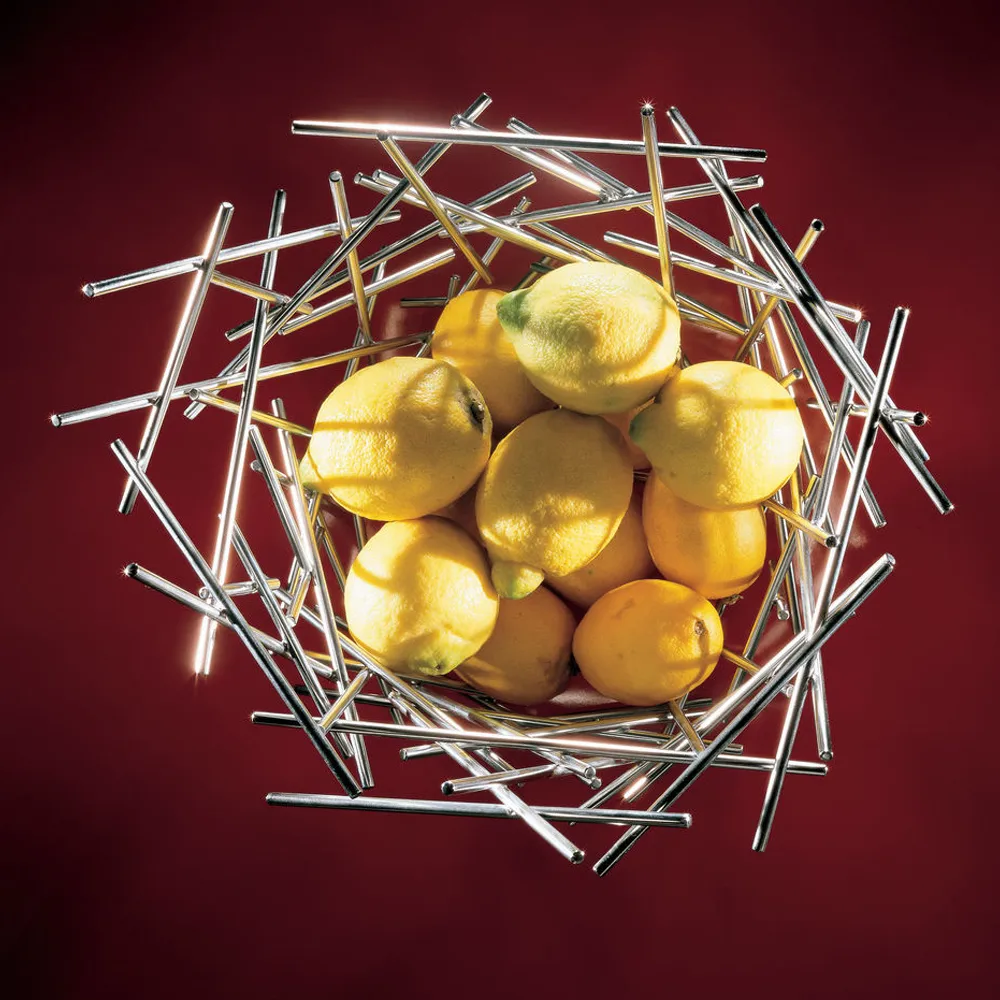 Blow up citrus basket, Stainless steel Alessi