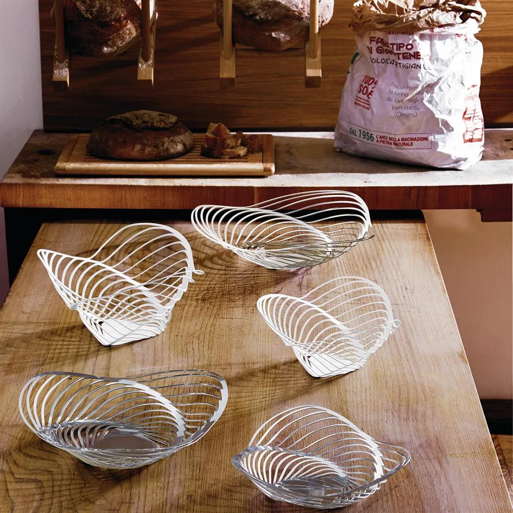 Trinity fruit bowl, stainless steel Alessi