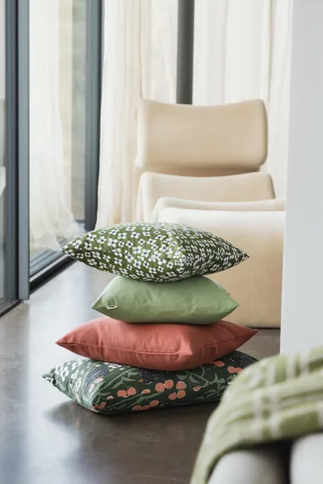 Belle Amie cushion cover - Dark green, 47x47 cm - Almedahls