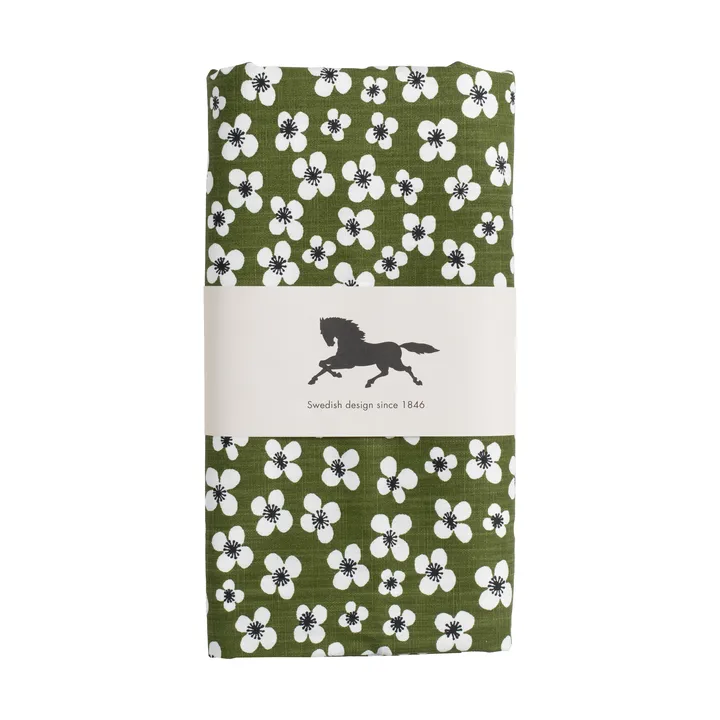 Belle Amie oilcloth - Dark green, 145x220 cm - Almedahls