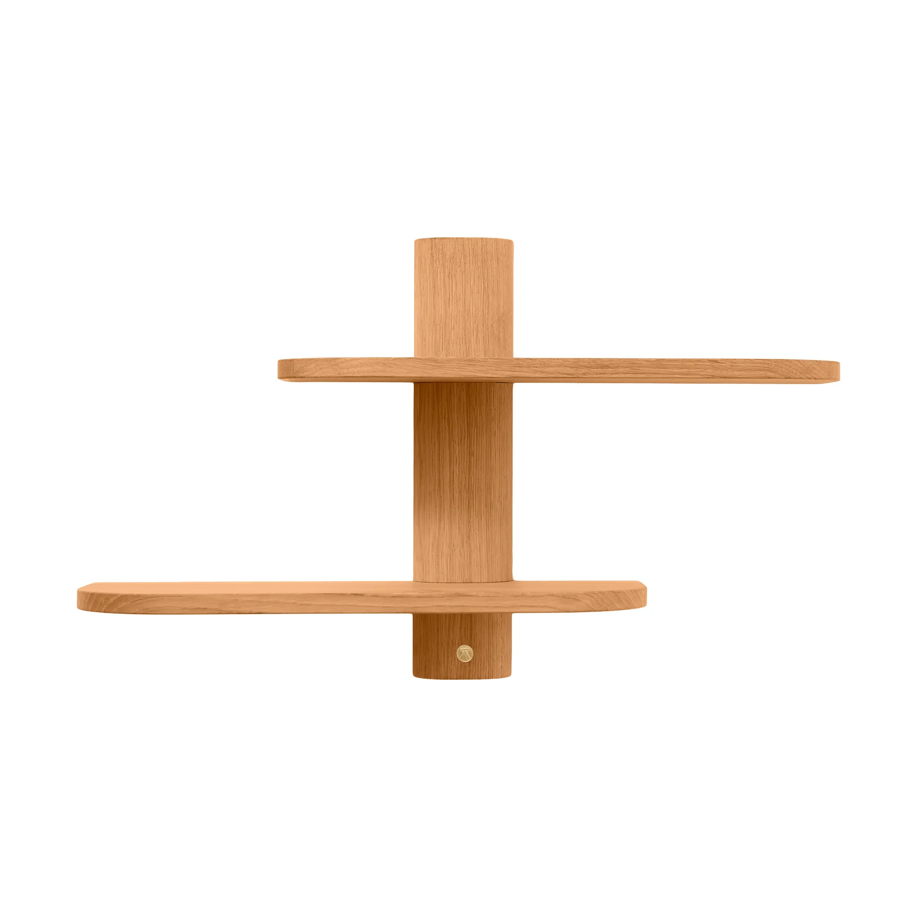 Bend wall shelf, Oiled Natural Oak, 50x18x40 cm Andersen Furniture
