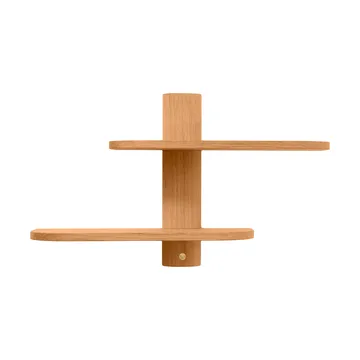 Bend wall shelf - Oiled Natural Oak, 50x18x40 cm - Andersen Furniture