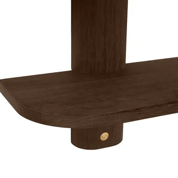 Bend wall shelf - Smoked Oiled Oak, 50x18x40 cm - Andersen Furniture