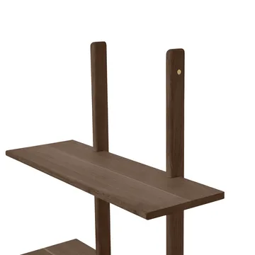 Essence wall shelf - Smoked Oiled Oak, 70x25x140 cm - Andersen Furniture