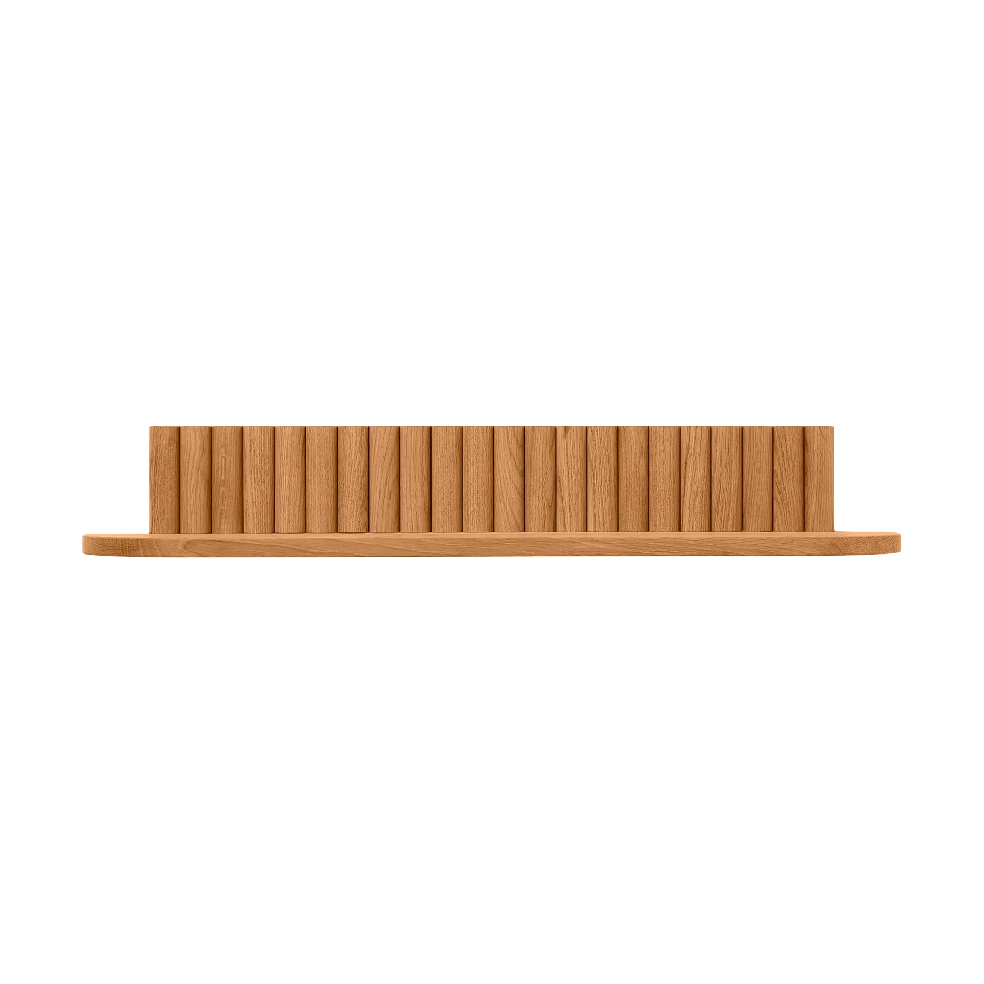 Pillar wall shelf, Oiled Natural Oak, 78x15x12 cm Andersen Furniture