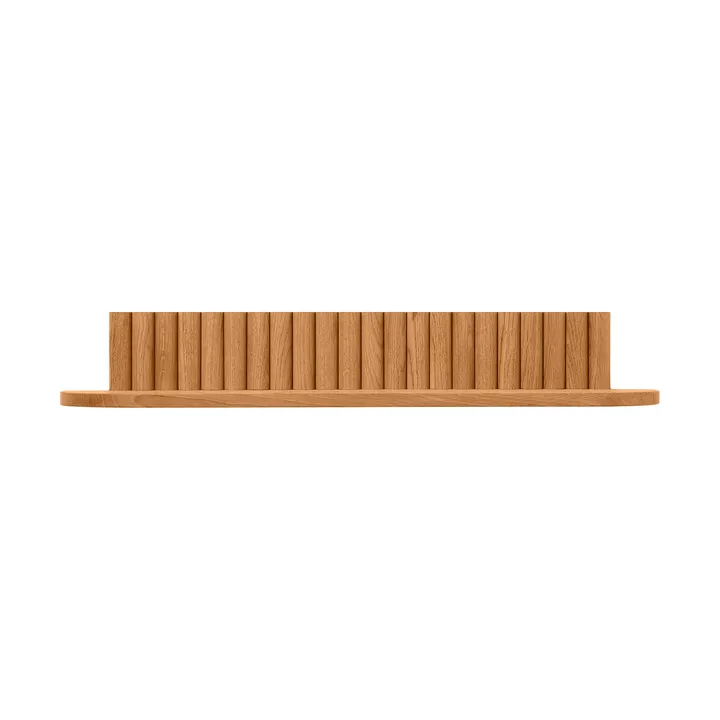 Pillar wall shelf - Oiled Natural Oak, 78x15x12 cm - Andersen Furniture
