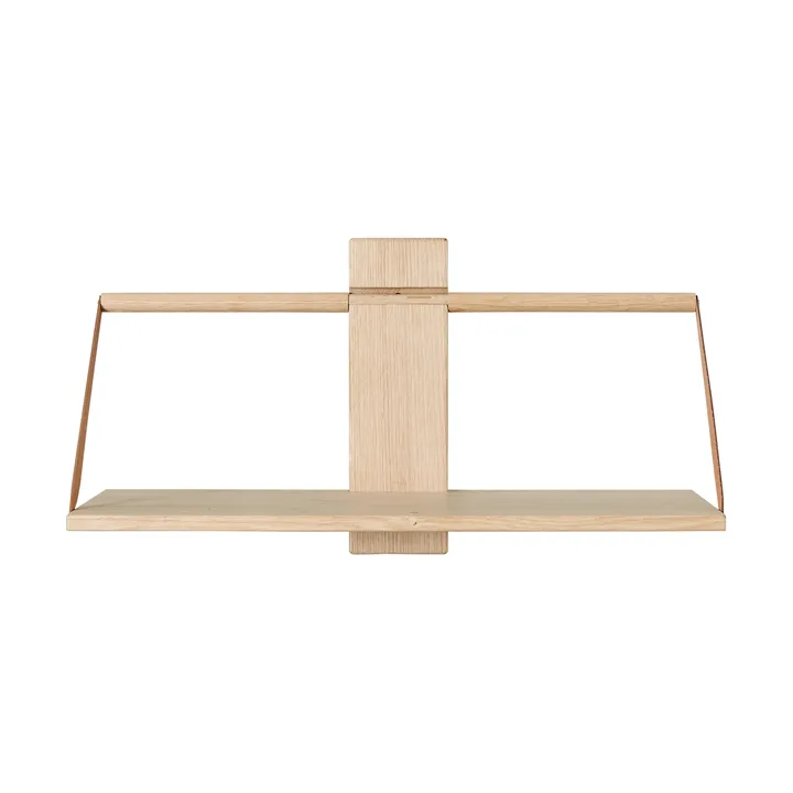 Wood Wall wall shelf Large 60x25x32 cm - Oak - Andersen Furniture