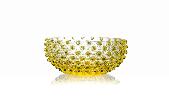 Hobnail Tapas bowl 17 cm - Lemon - Anna Von Lipa