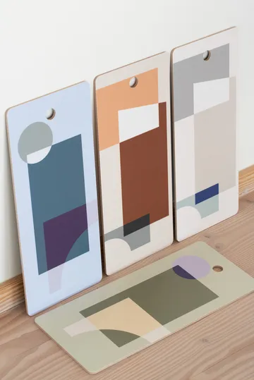 A tribute to colour cutting board - Sand - 40x17 cm - Applicata