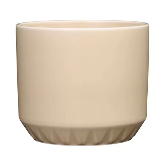 Ilona flower pot Ø14x12 cm - Sand - Arabia
