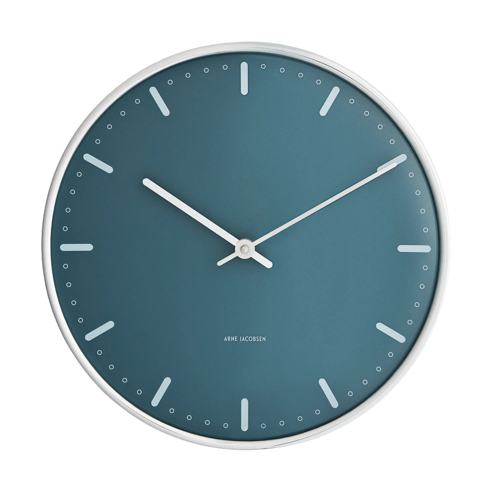 Arne Jacobsen City Hall, Blue, Ø29 cm Arne Jacobsen Clocks