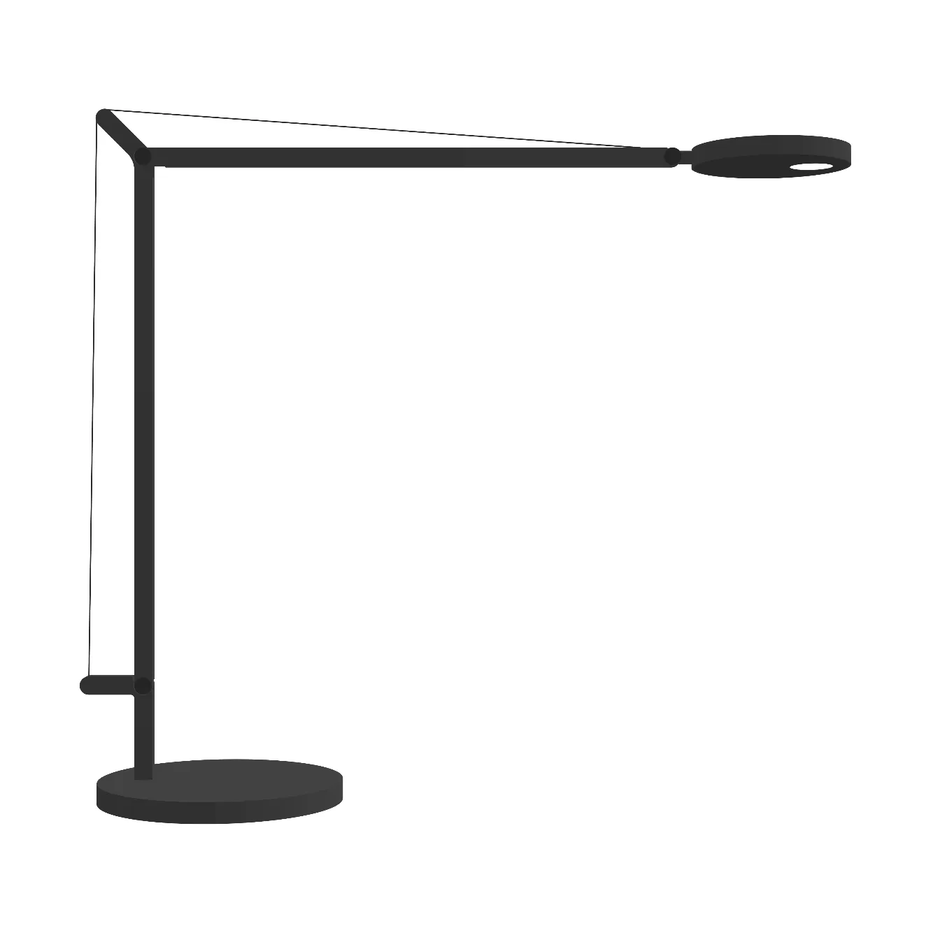 Demetra table lamp - Glossy black,  Artemide