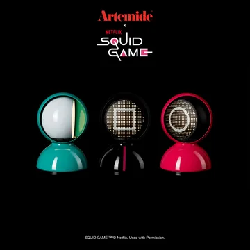Eclisse x Squid Game table lamp Special Edition - Guard pink - Artemide