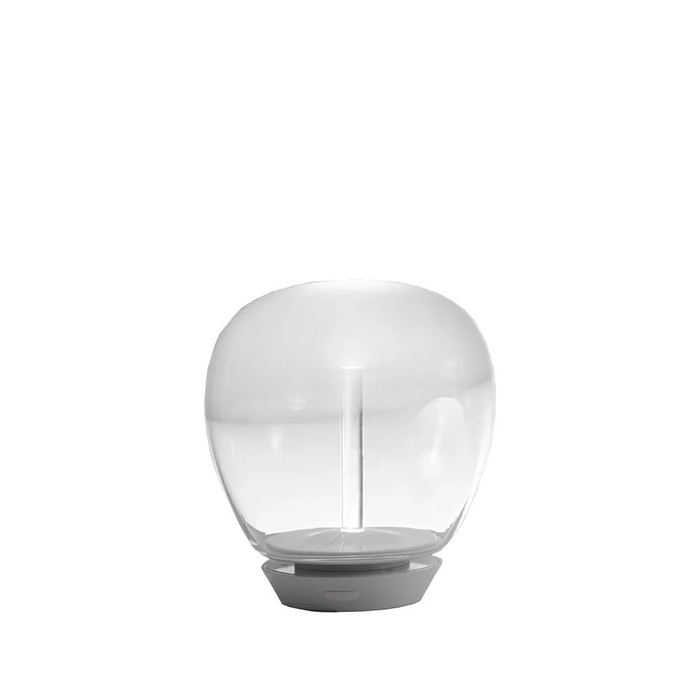 Empatia table lamp, Transparent smoke-colored, medium Artemide