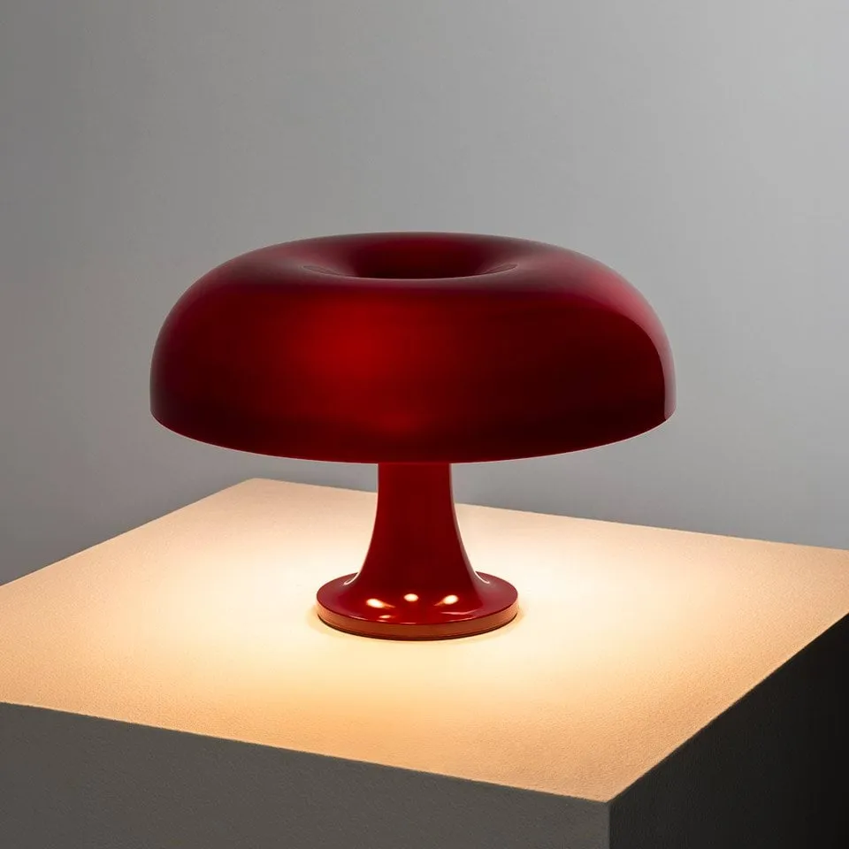 Nessino table lamp, Ruby red Artemide
