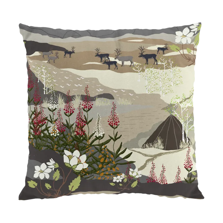 Fjällvandring cushion cover 47x47 cm - Beige - Arvidssons Textil
