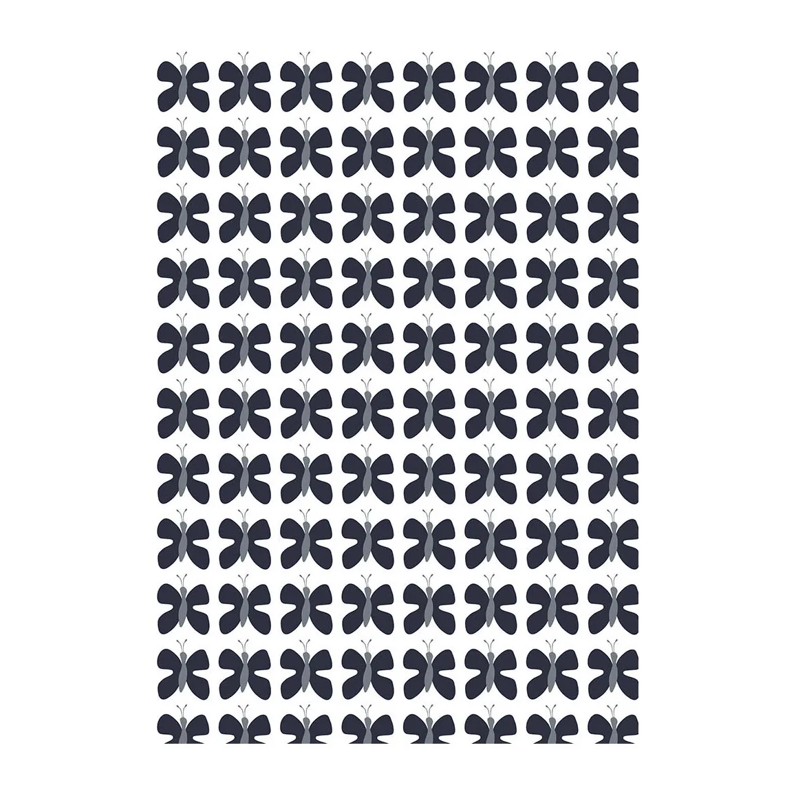 Fjäril Mini oilcloth, Blue Arvidssons Textil