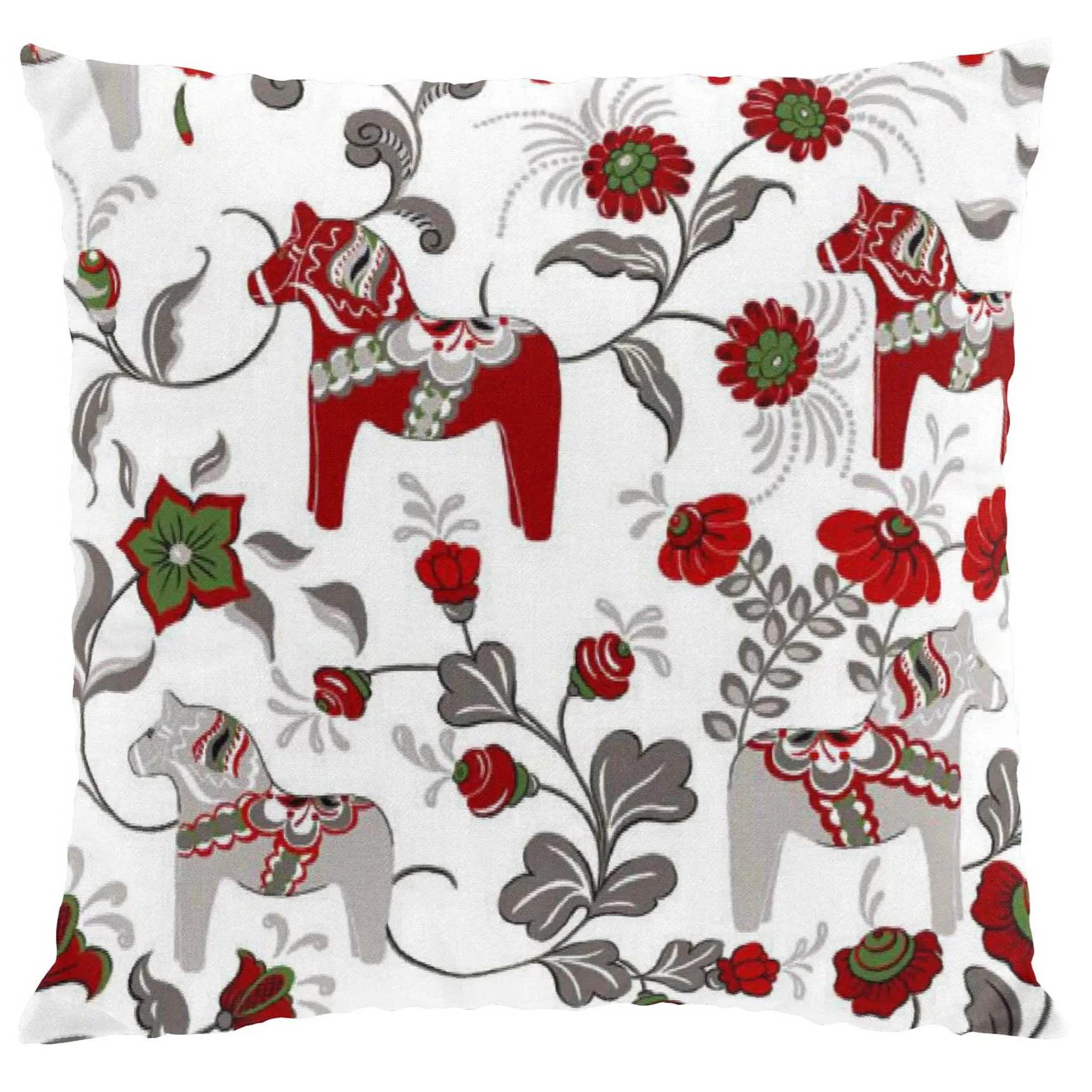 Leksand cushion cover, Wine red Arvidssons Textil
