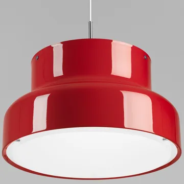 Bumling lamp large 600 mm - Red-circular grid - Ateljé Lyktan
