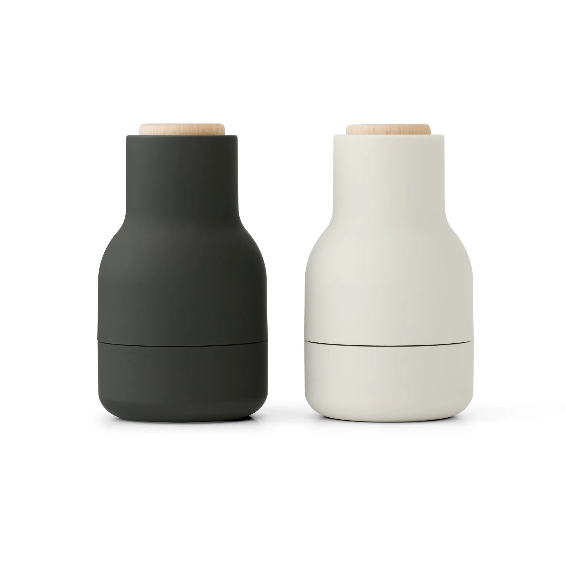 Bottle Grinder spice mill - small 2-pack, Ash-carbon-beech Audo Copenhagen