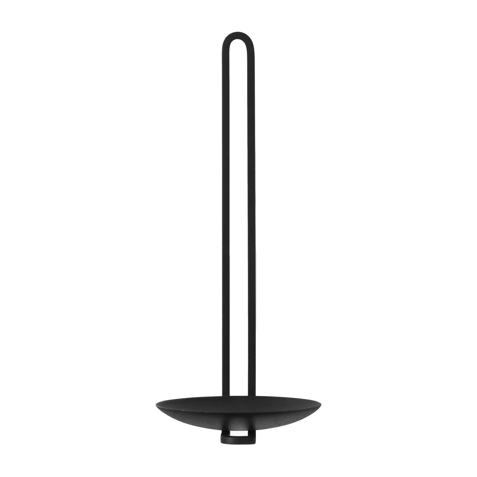 Clip tealight holder wall 20 cm, Black Audo Copenhagen