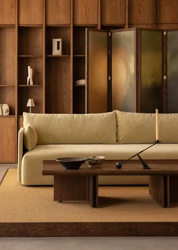 Conrad Lounge Table Oak - Dark stained oak, 149x74 cm - Audo Copenhagen