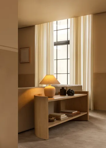 Crescent shelf - Untreated oak, 150x60 cm - Audo Copenhagen
