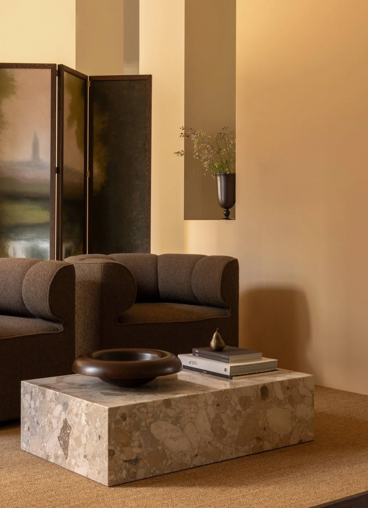 Eave Seamline lounge chair, Logan Nutmeg Audo Copenhagen