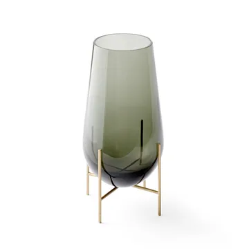 Échasse medium vase - smoke-coloured glass - Audo Copenhagen
