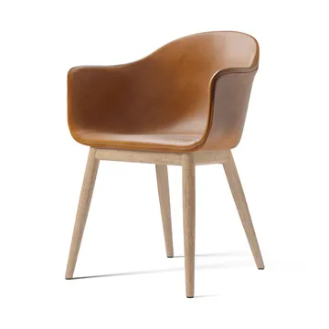 Harbour Dining Chair Fully Upholstered - Aida 0250-natural oak - Audo Copenhagen