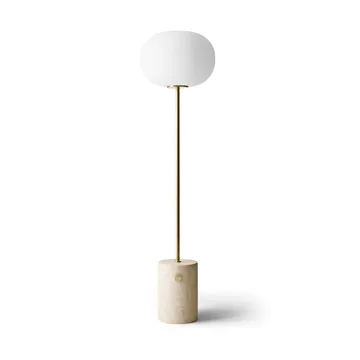 JWDA floor lamp - Travertine-brushed brass, 130 cm - Audo Copenhagen