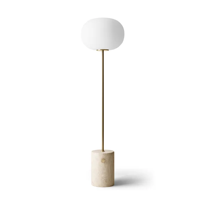 JWDA floor lamp - Travertine-brushed brass, 130 cm - Audo Copenhagen