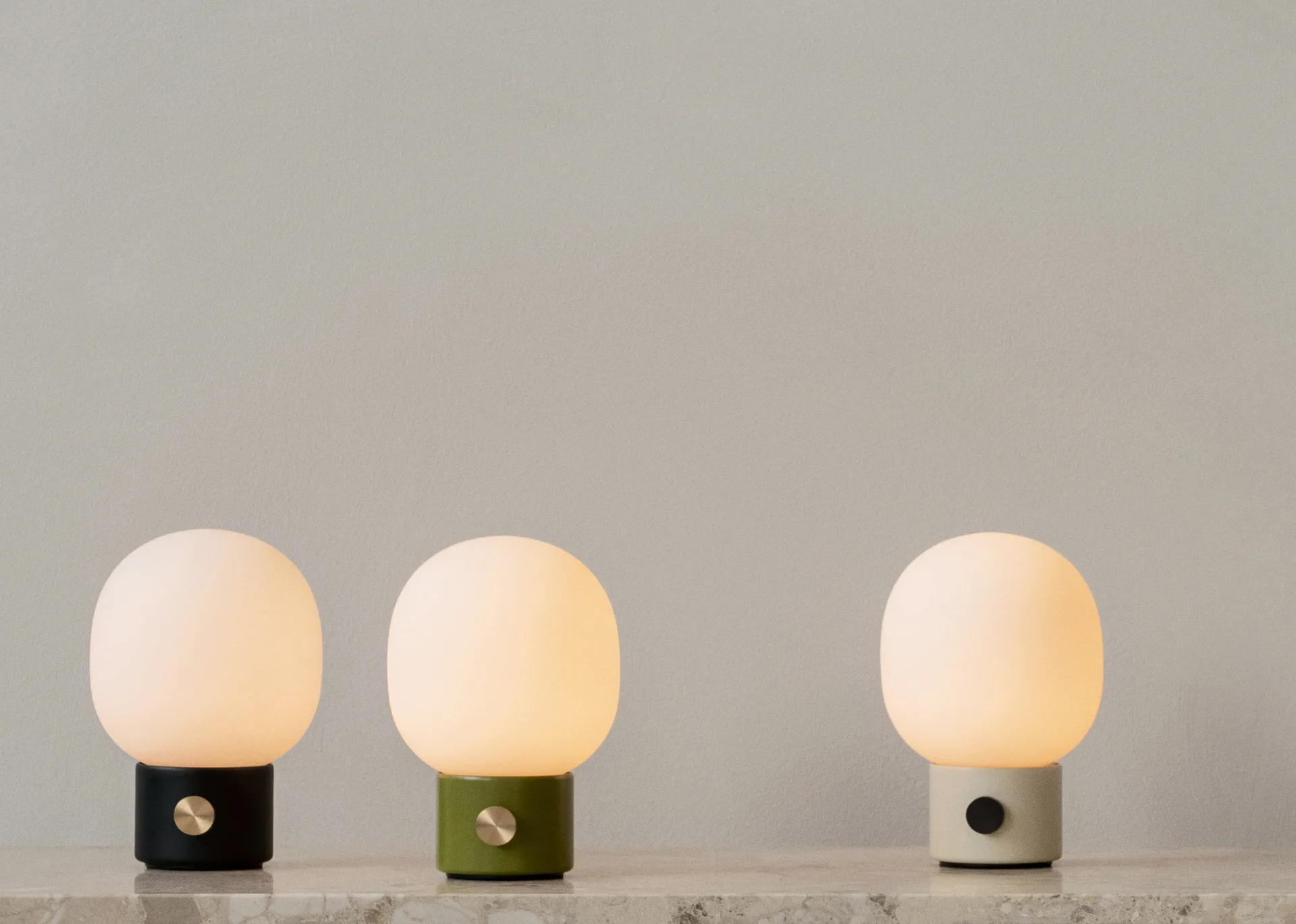 JWDA portable table lamp, Alabaster white Audo Copenhagen