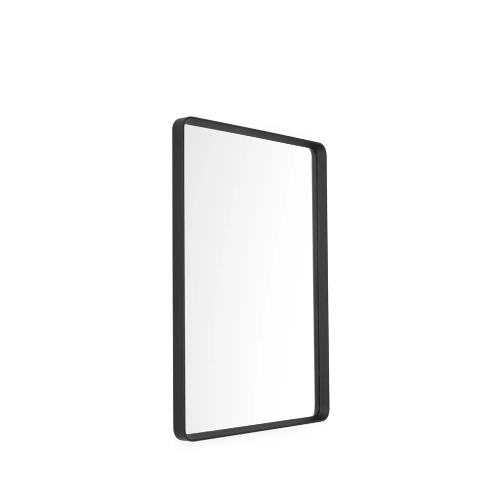 Norm mirror, Black, rectangular Audo Copenhagen