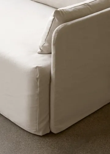 Offset arm chair - Logan Sand - Audo Copenhagen