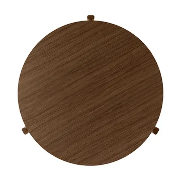 Passage coffee table - Dark stained oak, Ø90 cm - Audo Copenhagen