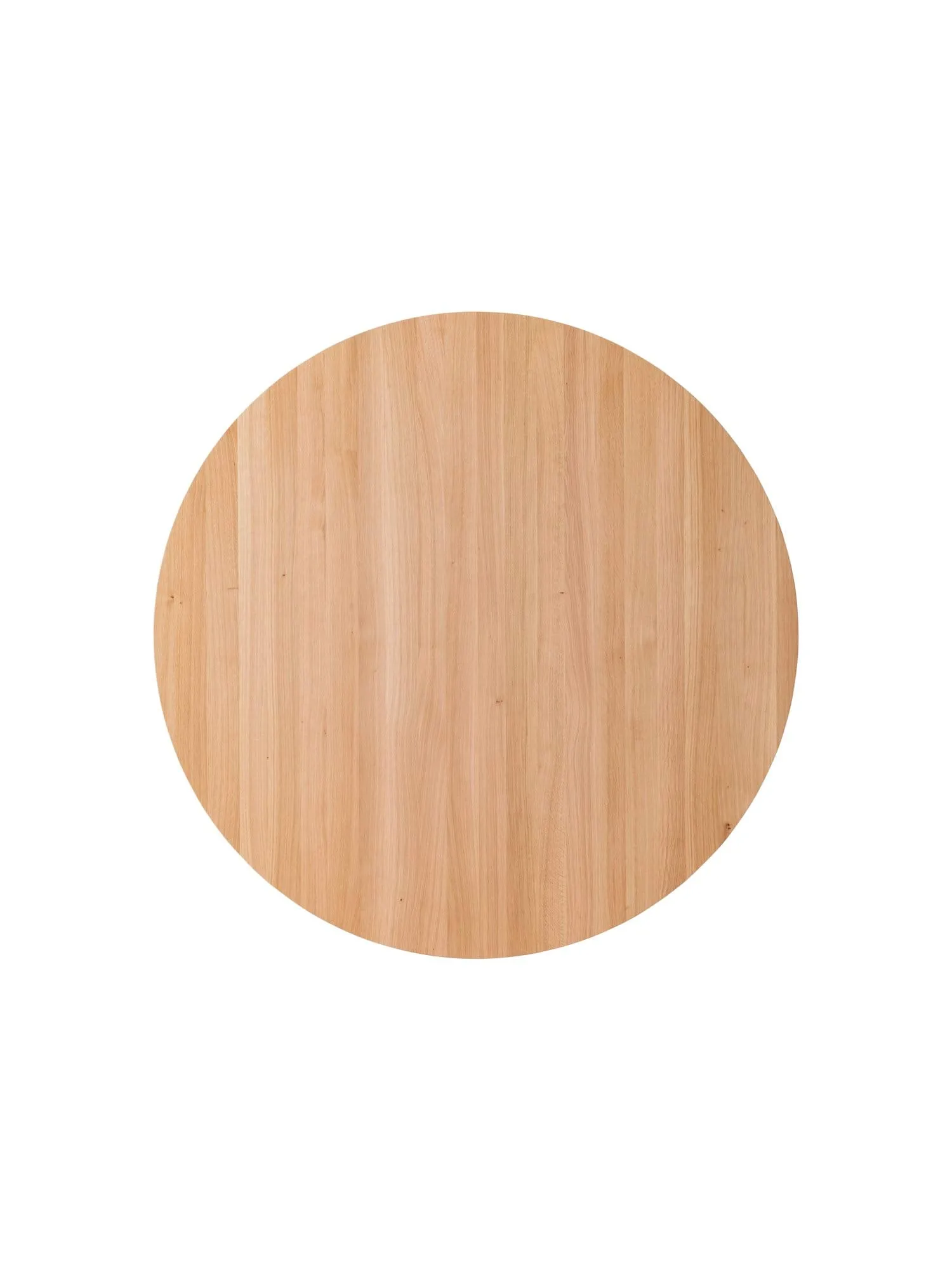 Puffin Dining Table oak veneer natural, Natural oak veneer, Ø120 cm Audo Copenhagen
