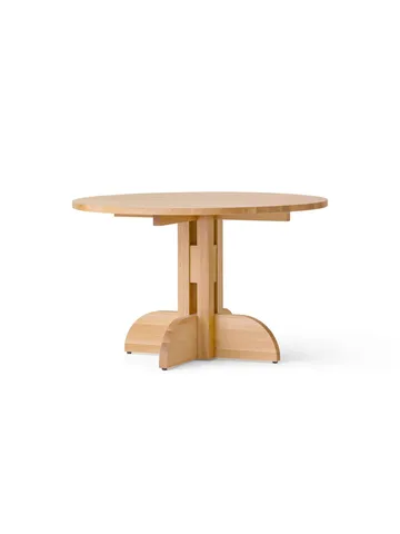 Puffin Dining Table solid natural oak - Natural oak, Ø120 cm - Audo Copenhagen