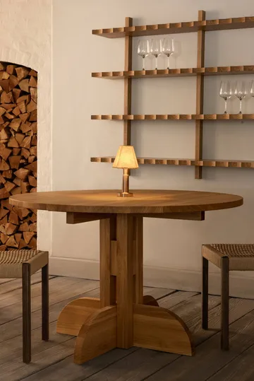 Puffin Dining Table solid natural oak - Natural oak, Ø120 cm - Audo Copenhagen