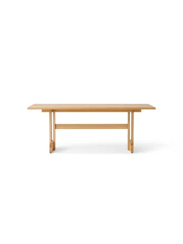 Puffin Dining Table solid natural oak - Natural oak, 200x95 cm - Audo Copenhagen