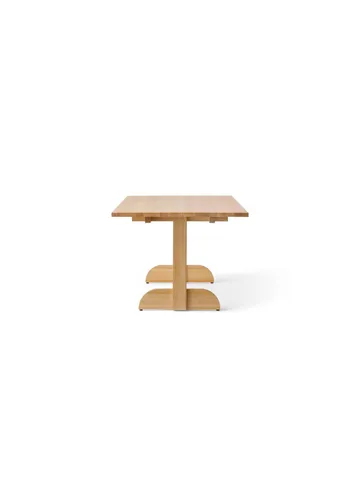 Puffin Dining Table solid natural oak - Natural oak, 200x95 cm - Audo Copenhagen