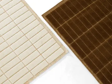 Tile rug - Ivory, 170x240 cm - Audo Copenhagen