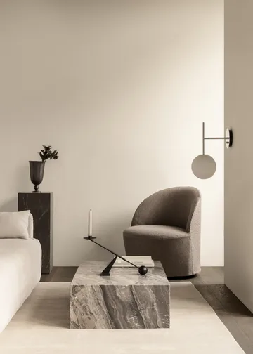 TR Bulb Suspended wall lamp - Polished steel - Audo Copenhagen