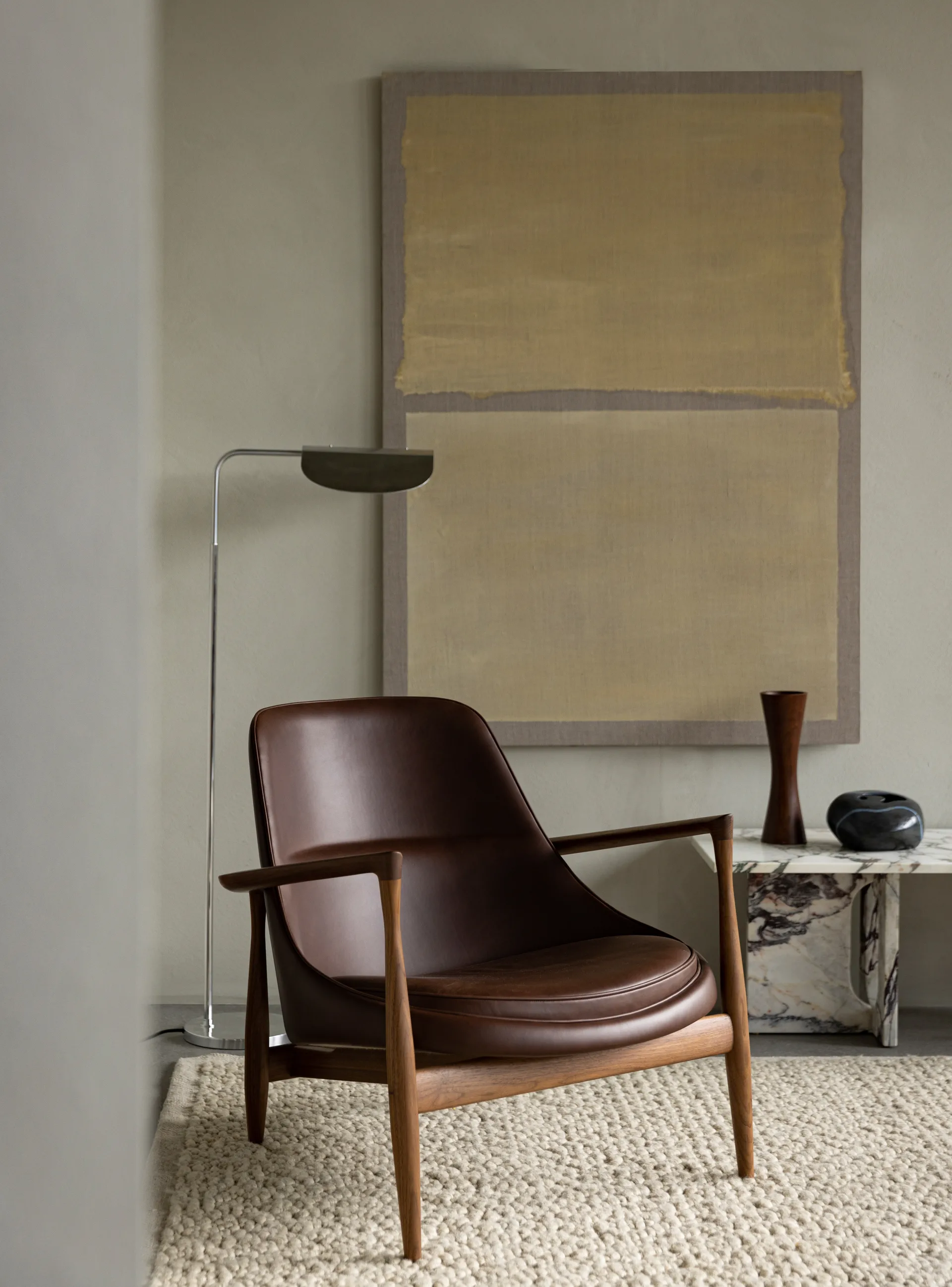Wing floor lamp, Aluminium, 84 cm Audo Copenhagen