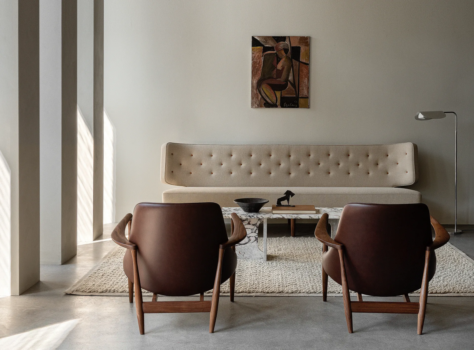 Wing floor lamp, Aluminium, 84 cm Audo Copenhagen