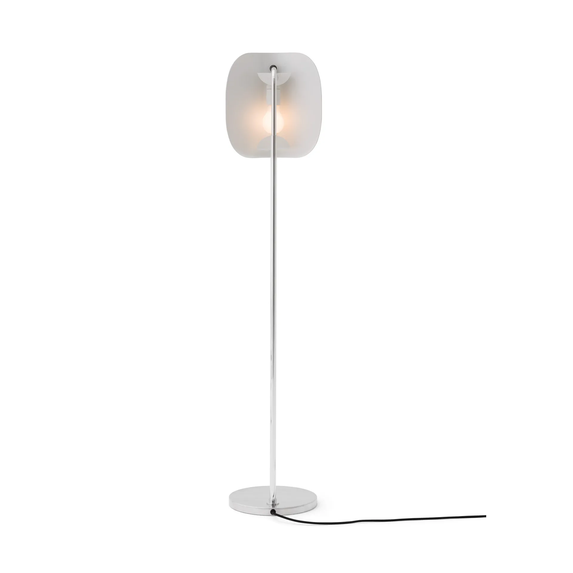 Wing floor lamp, Polished aluminum, 115 cm Audo Copenhagen
