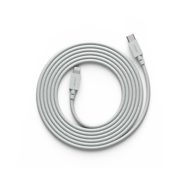 Cable 1 USB C to Lightning charging cable 2m - Gotland Gray - Avolt