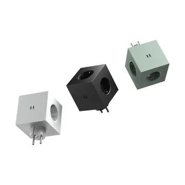 Square 2 outlet - Oak Green - Avolt